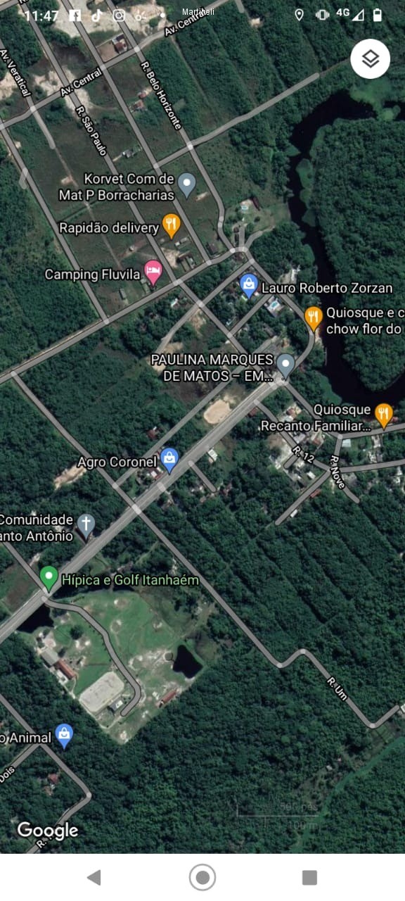 AREA no Jd. Coronel em Itanhaém