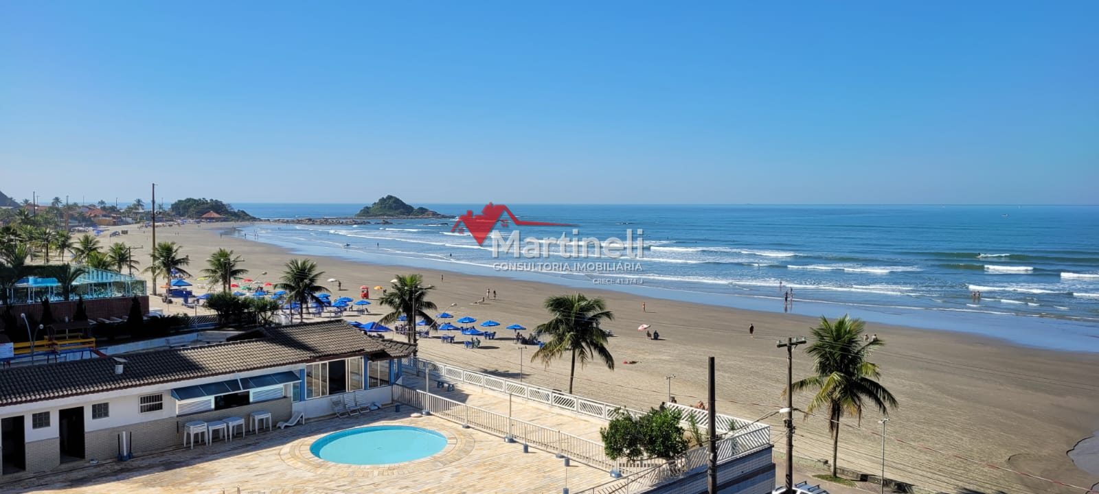 Apartamento mobiliado de 86,09 m², com vista para a Praia dos Sonhos e garagem no subsolo – Itanhaém/SP.